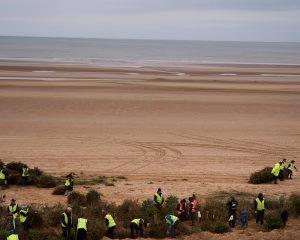 Tinsel to tidewall: discarded Christmas trees reused to protect Lancashire coastline